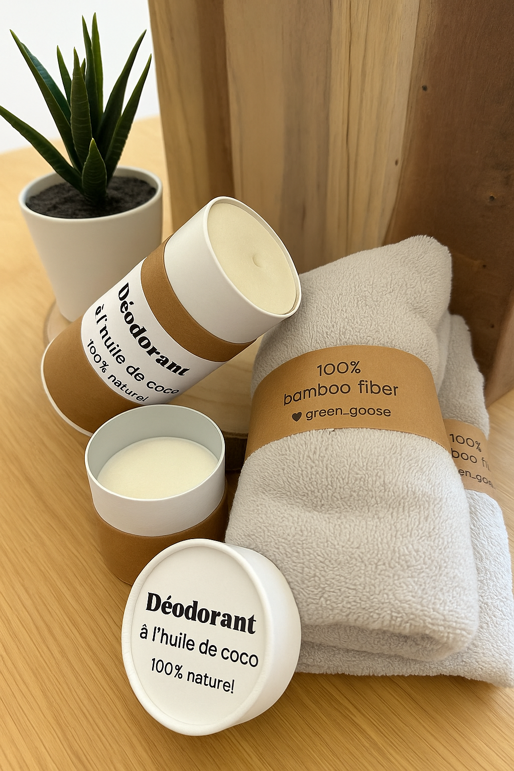 🌿 Déodorant Solide – Parfum Teck - Neutralise les odeurs 75 grammes