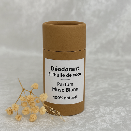 🌿 Déodorant Solide – Parfum Musc - Neutralise les odeurs 75 grammes