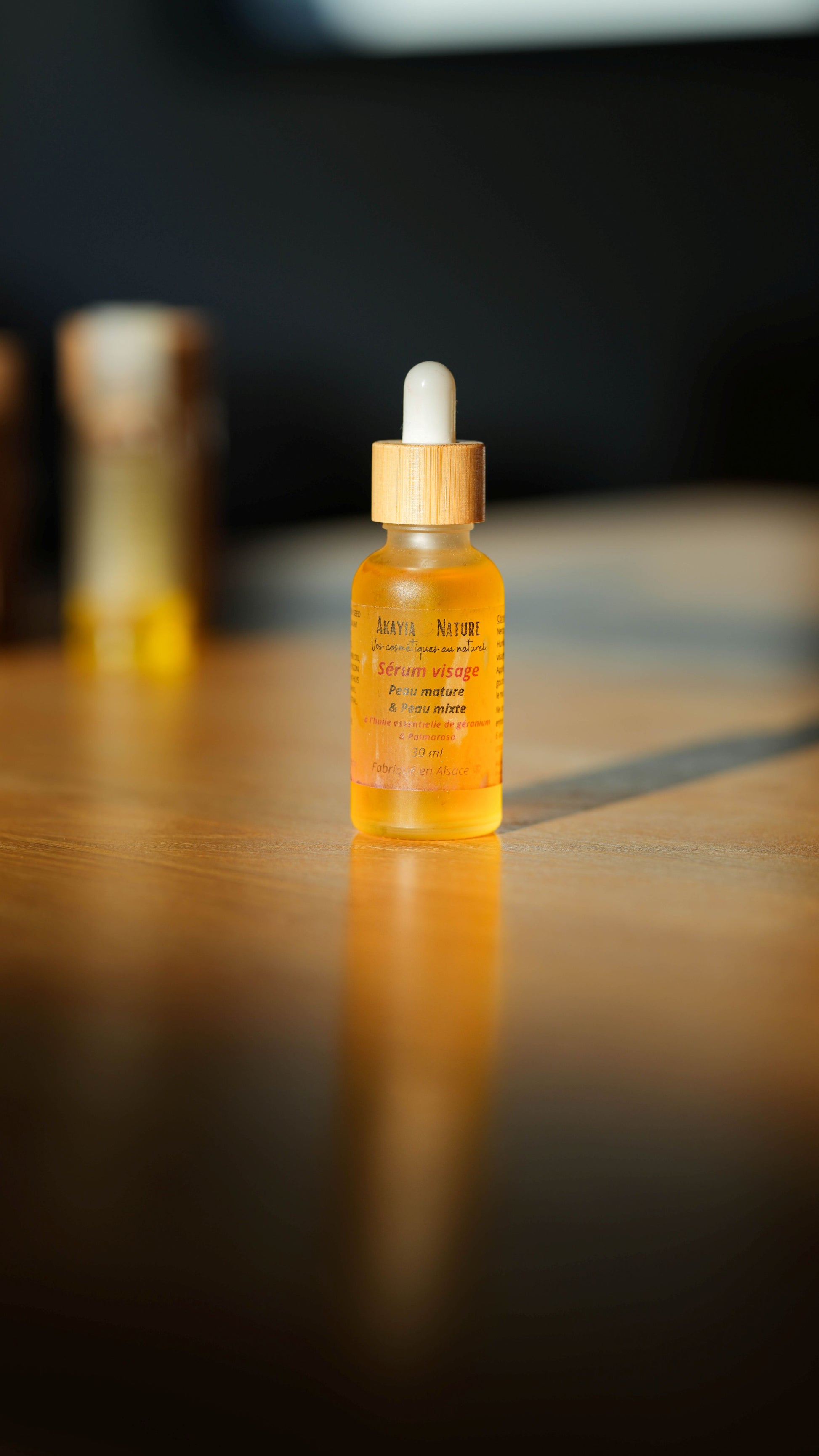 Sérum visage éclat nutrition huiles précieuses Akayia Nature — 30ml peaux matures et mixtes