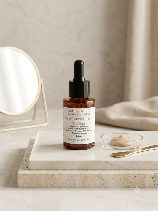 Sérum Visage Teinté - Bakuchiol & Acide Hyaluronique - Anti-Âge - 30ml