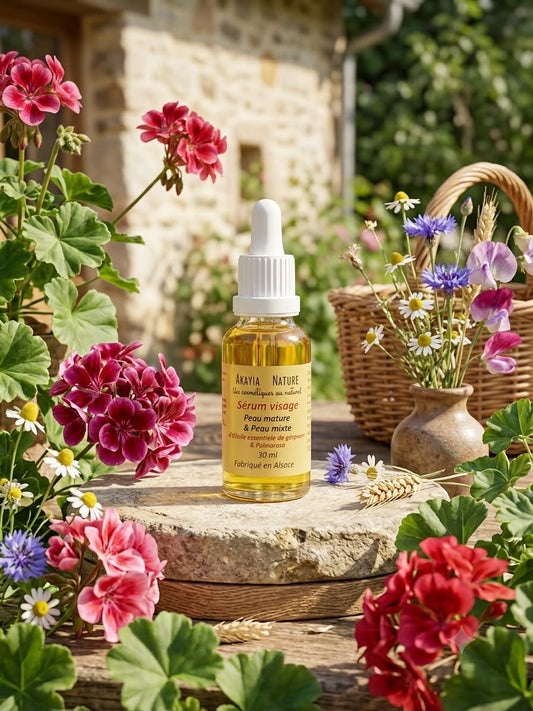 Sérum Visage Éclat & Nutrition — Huiles Précieuses Anti-Âge | 30 ml